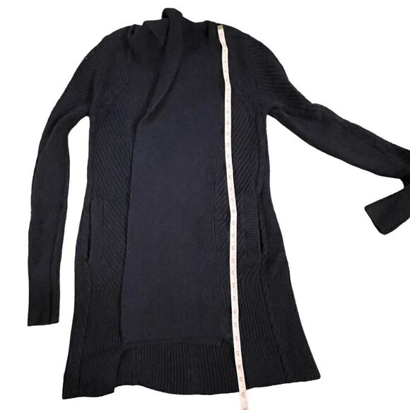 Cabi ~ Long Navy Open Front Cardigan ~ size XS - Picture 8 of 10